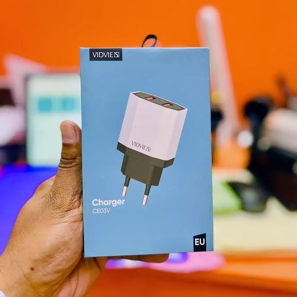 VIDVIE CE03V Dual USB Port 2.4A Charger