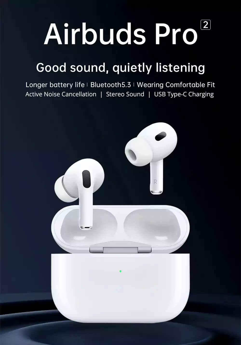 Wiwu Airbuds Pro 2 ANC USB Type-C True Wireless Earbuds 2