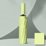 16 Ribs Automatic Open Windproof Folding Umbrella Mint