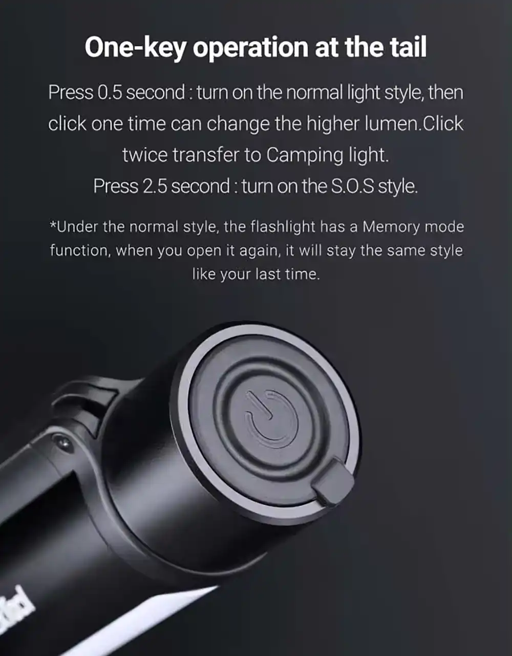 NexTool Outdoor 6-in-1 Rechargeable Thunder Flashlight 5