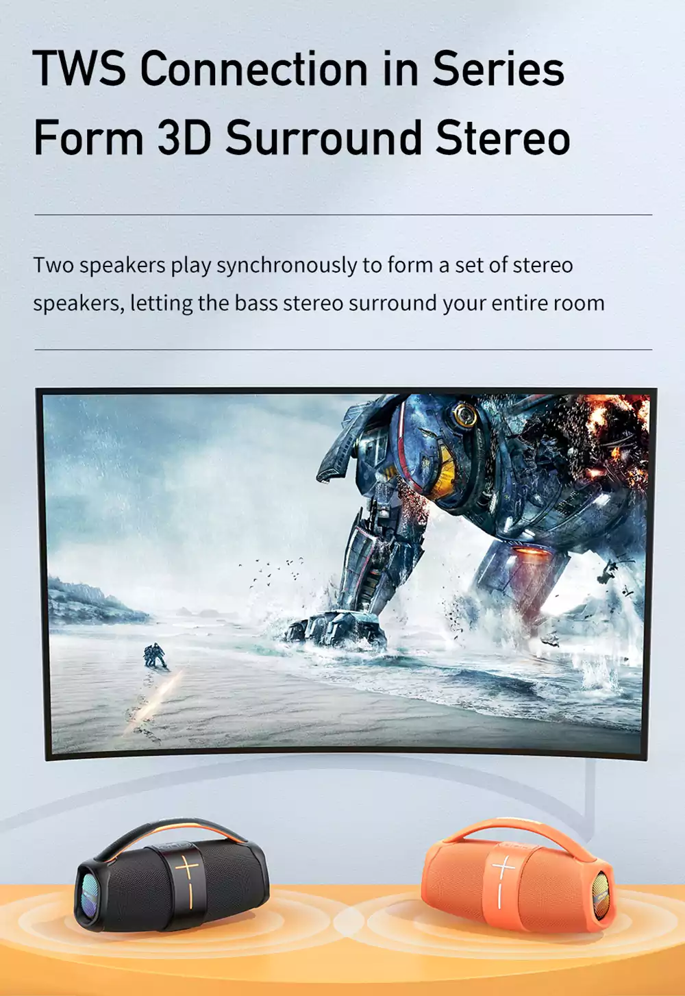 Awei Y887 Portable Outdoor Wireless BT Speaker 6
