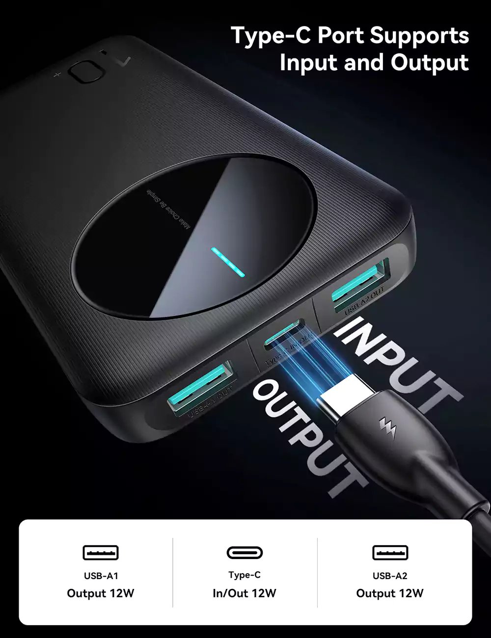 Joyroom JR-PBF12 22.5W 10000mAh Power Bank 2