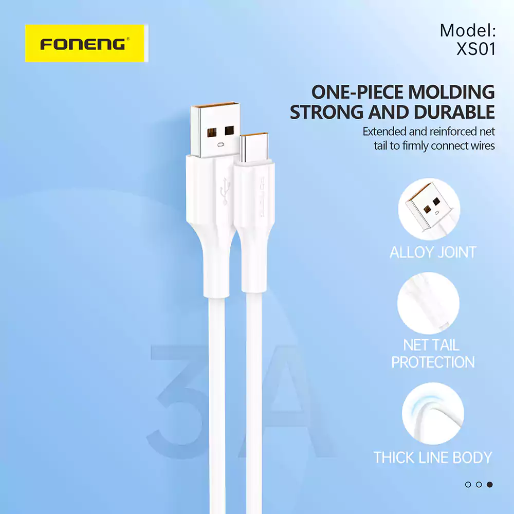 FONENG XS01 USB Type-C 3A Cable 2