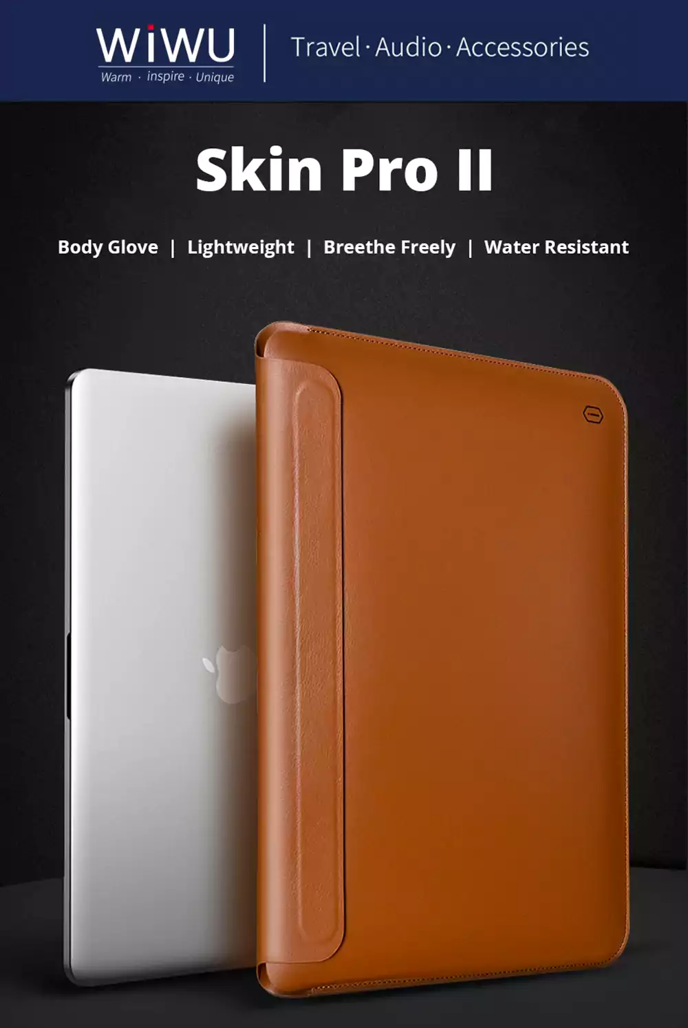 WiWU Skin Pro II MacBook PU Leather Sleeve 1