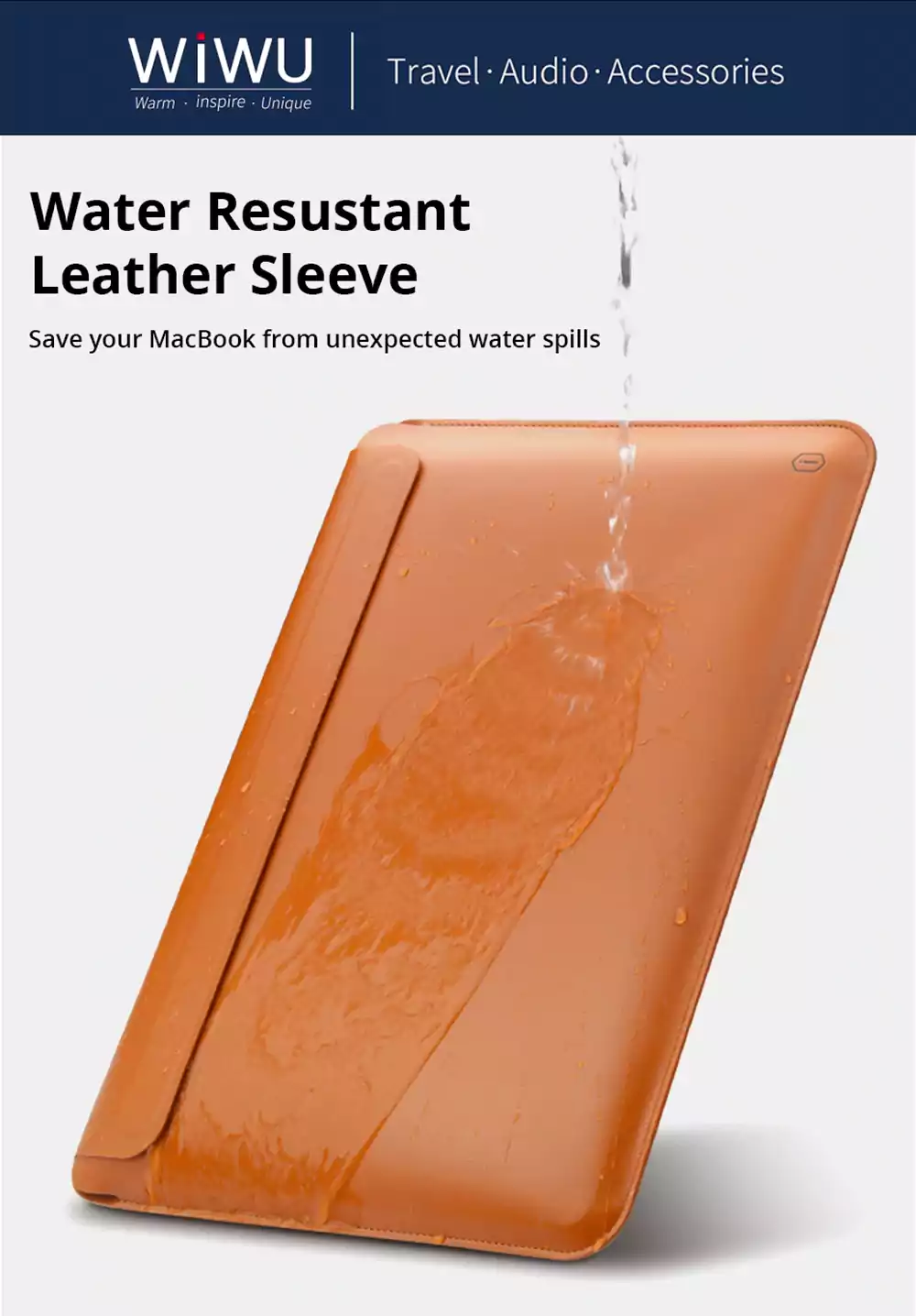 WiWU Skin Pro II MacBook PU Leather Sleeve 2