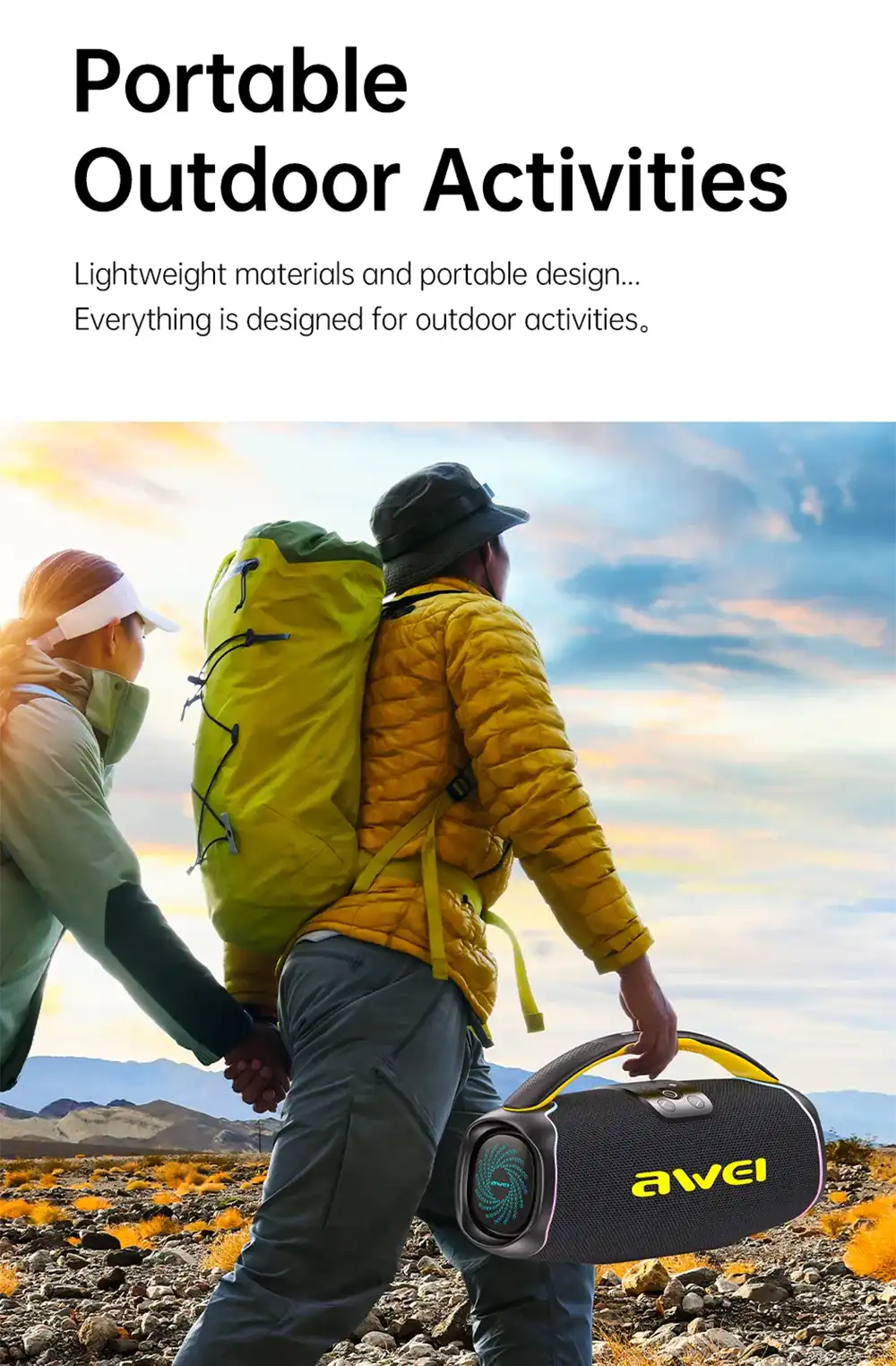 Awei KA16 60W Outdoor Portable Bluetooth Speaker 4