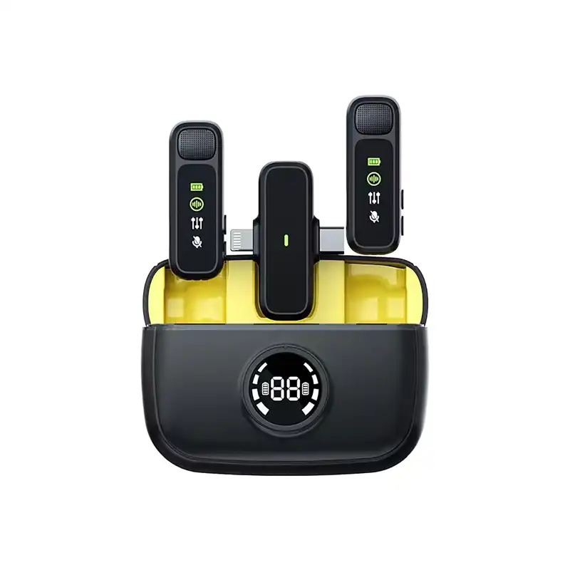 WiWU Wi-WM003 Duo Wireless Mini Lavalier Microphone 3