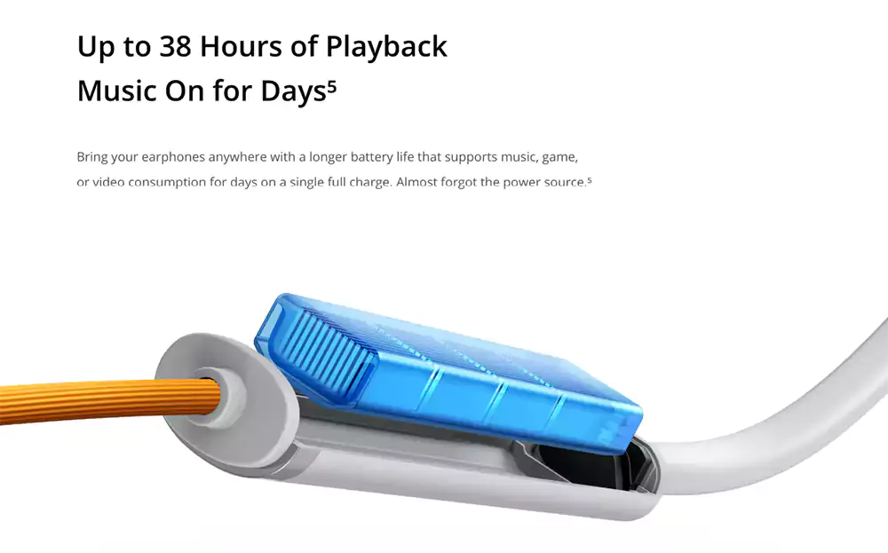 realme Buds Wireless 5 ANC Wireless Neckband Earphone 3