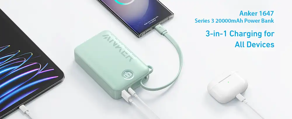 Anker A1647 Series-3 20000mAh 22.5W Powerbank 1