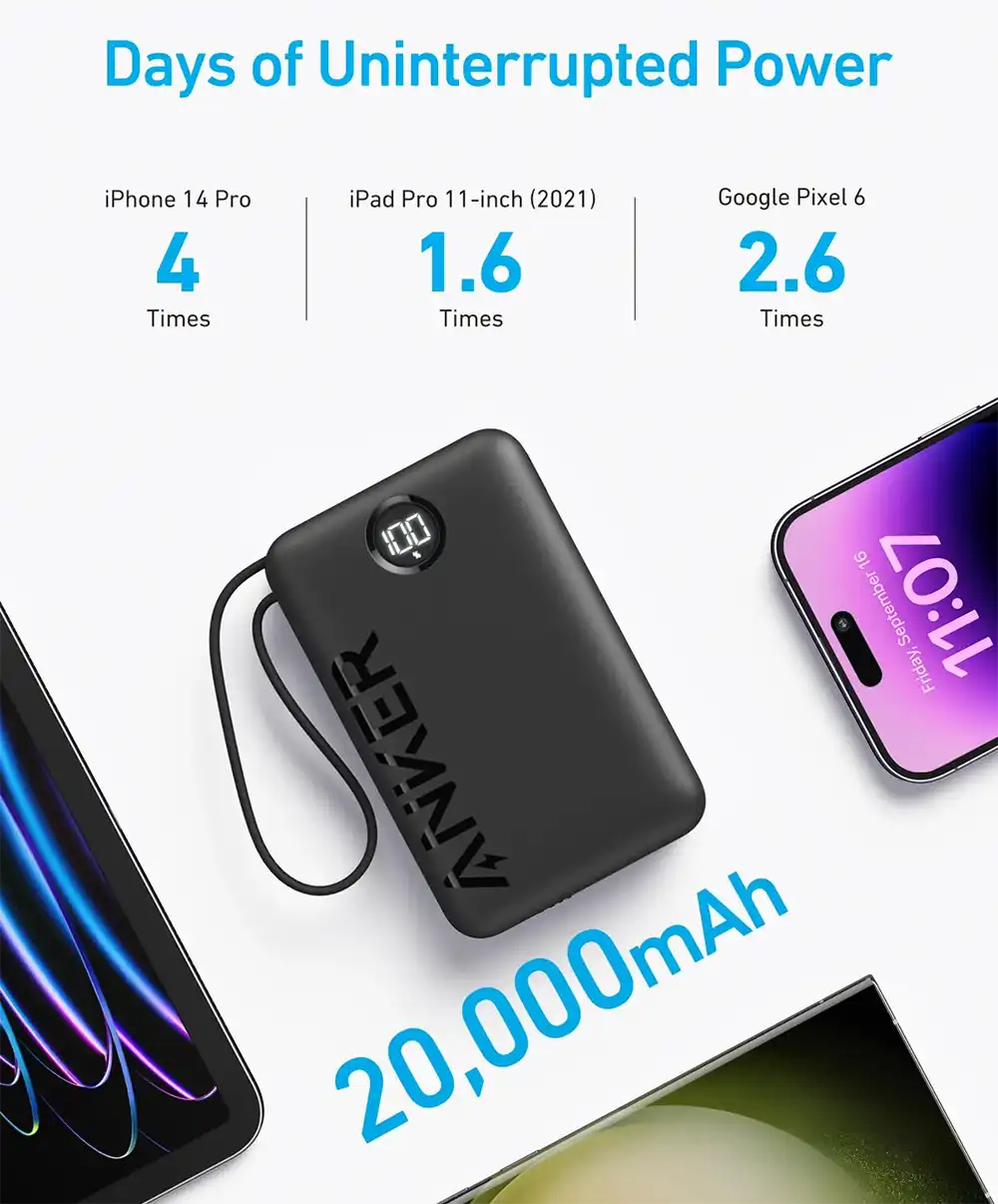 Anker A1647 Series-3 20000mAh 22.5W Powerbank 2
