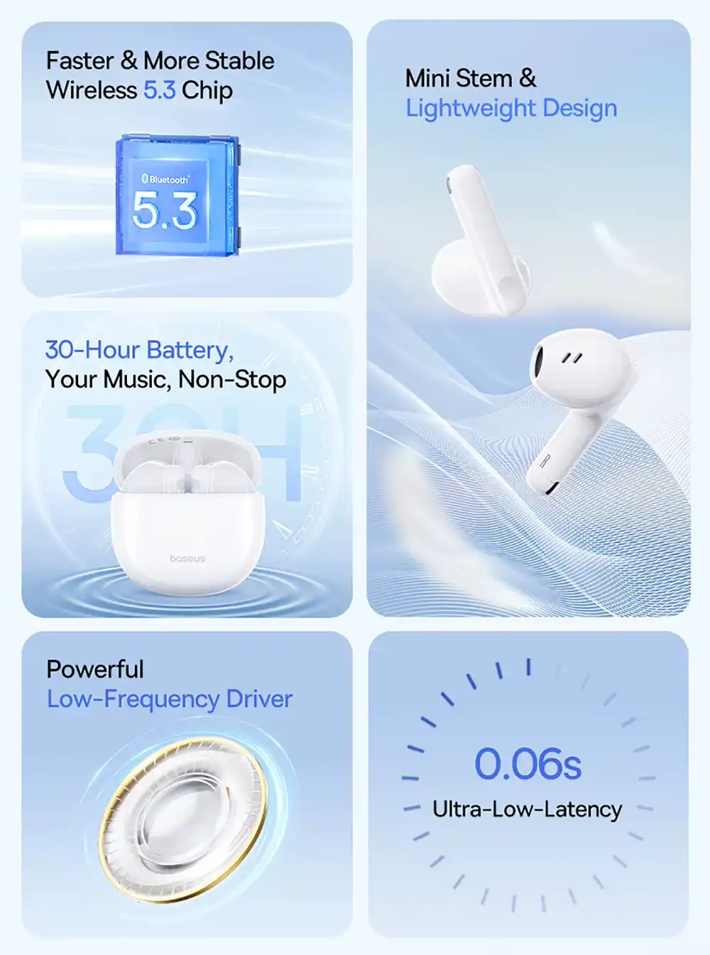 Baseus Bowie E13 True Wireless Earbuds 3