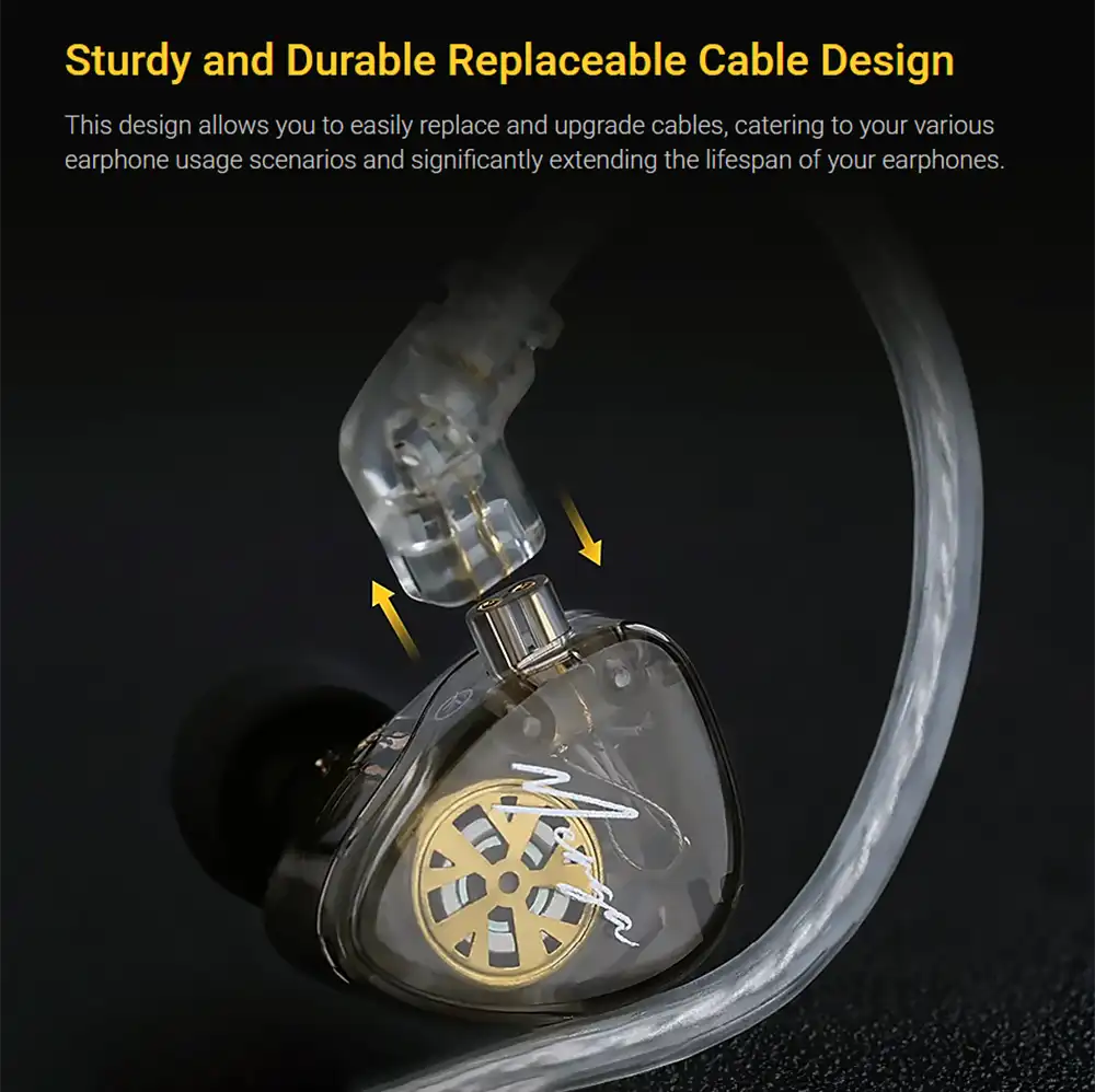 KZ Merga Dual Dynamic Drivers IEM Earphone 3