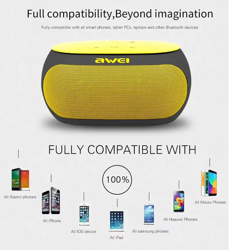 Awei Y200 Portable Wireless Speaker 6