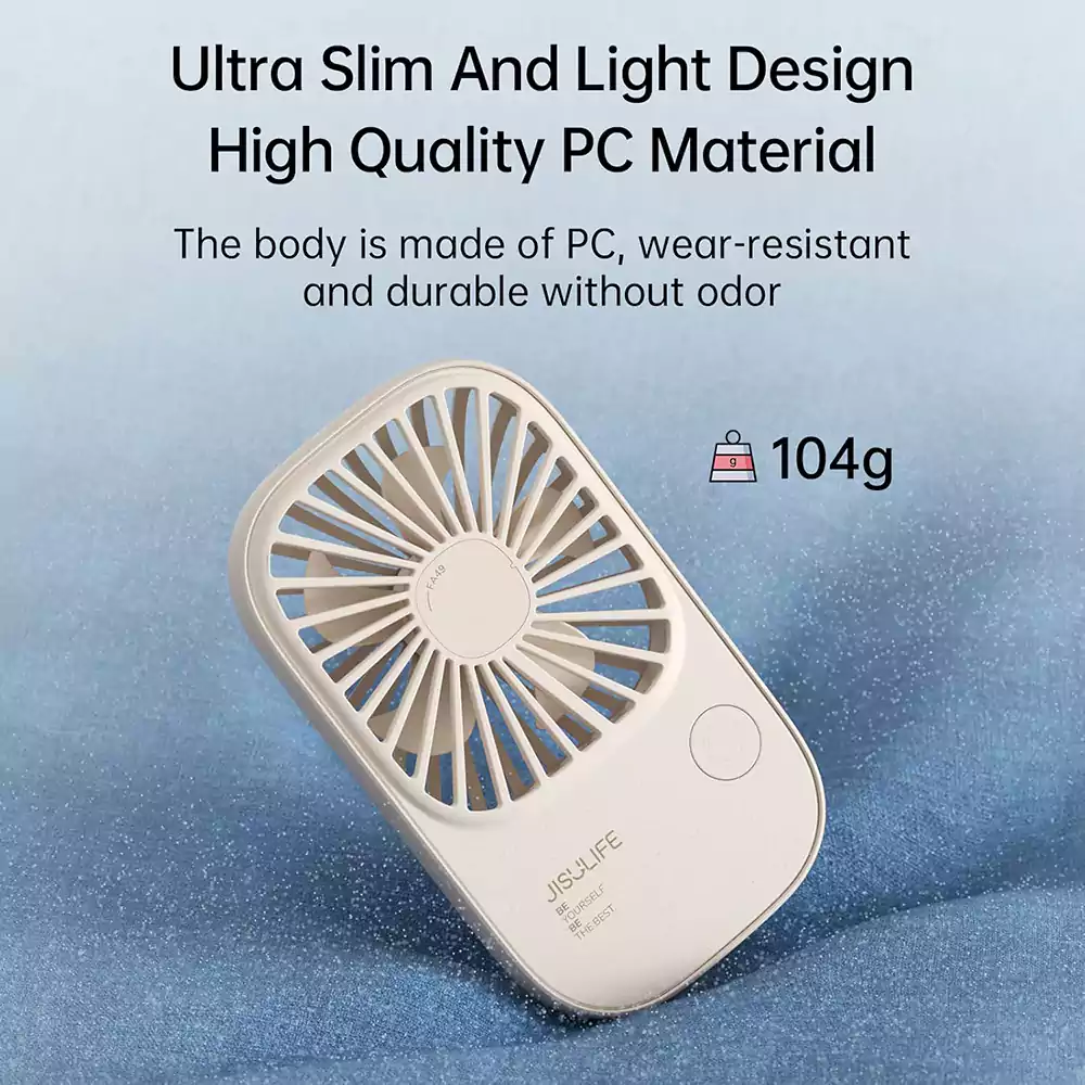 Jisulife FA49 Rechargeable Handheld Fan 4