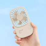 Jisulife FA49 Rechargeable Handheld Fan Brown