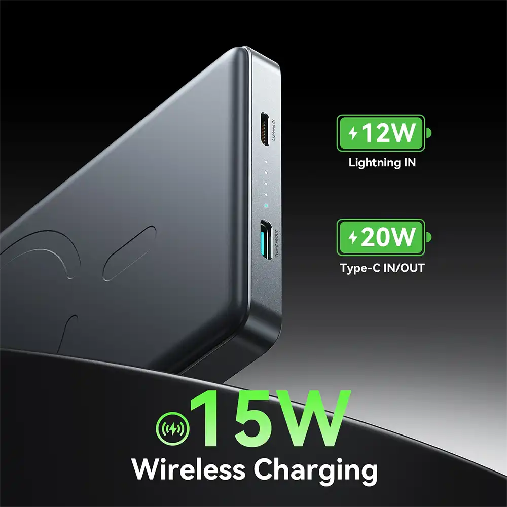 Joyroom JR-PBM08 Pro 10000mAh 20W Metal Magnetic Wireless Power Bank 3