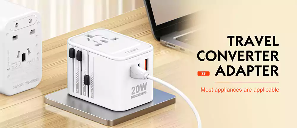 LDNIO Z9 PD 20W 3 USB Universal Travel Adapter 1
