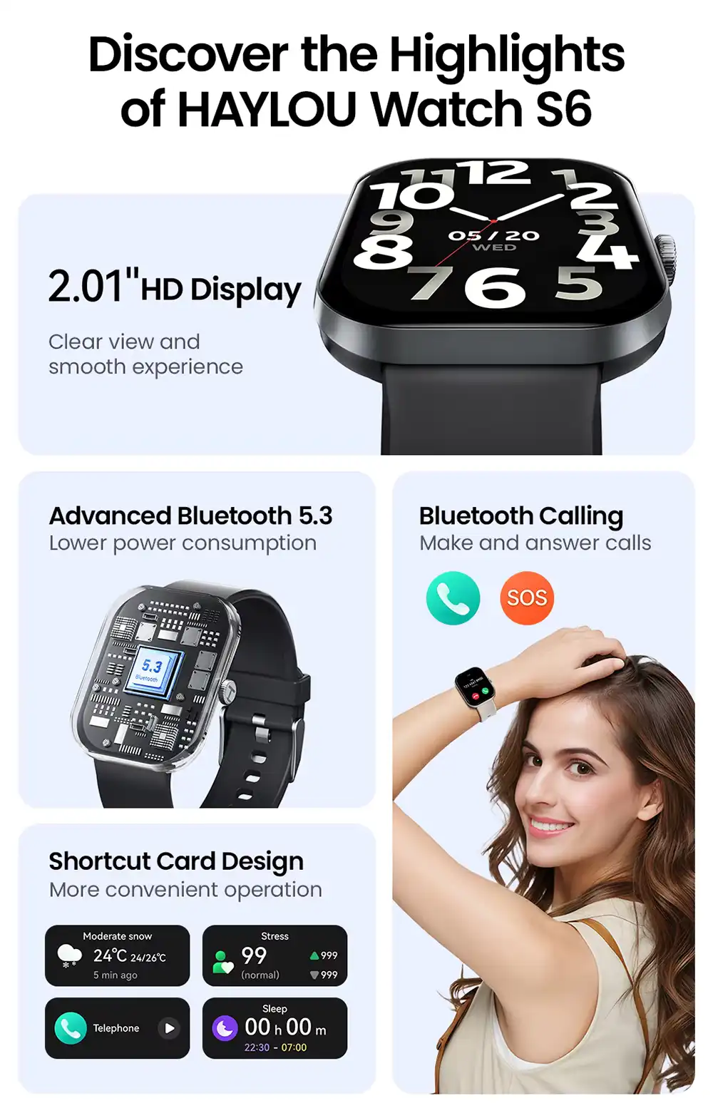 Haylou Watch S6 BT Calling Smartwatch 2