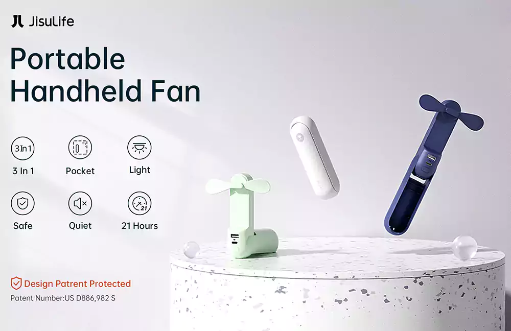JisuLife F8 Portable Mini Handheld Fan