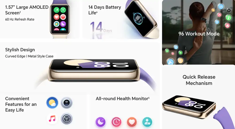 Honor Band 9 Smart Fitness Band 2