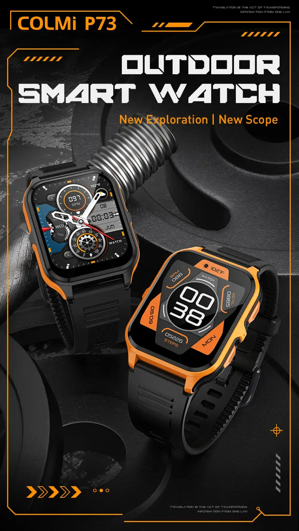 Colmi P73 Bluetooth Calling Smartwatch