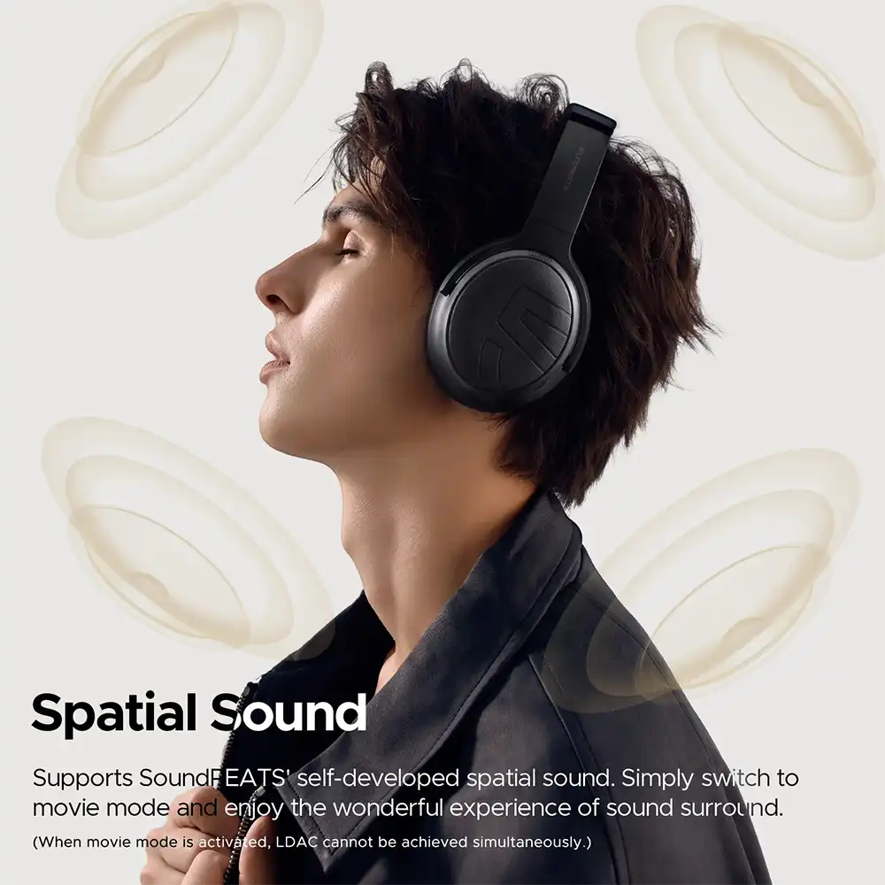 SoundPeats Space Pro ANC Bluetooth Headset 6