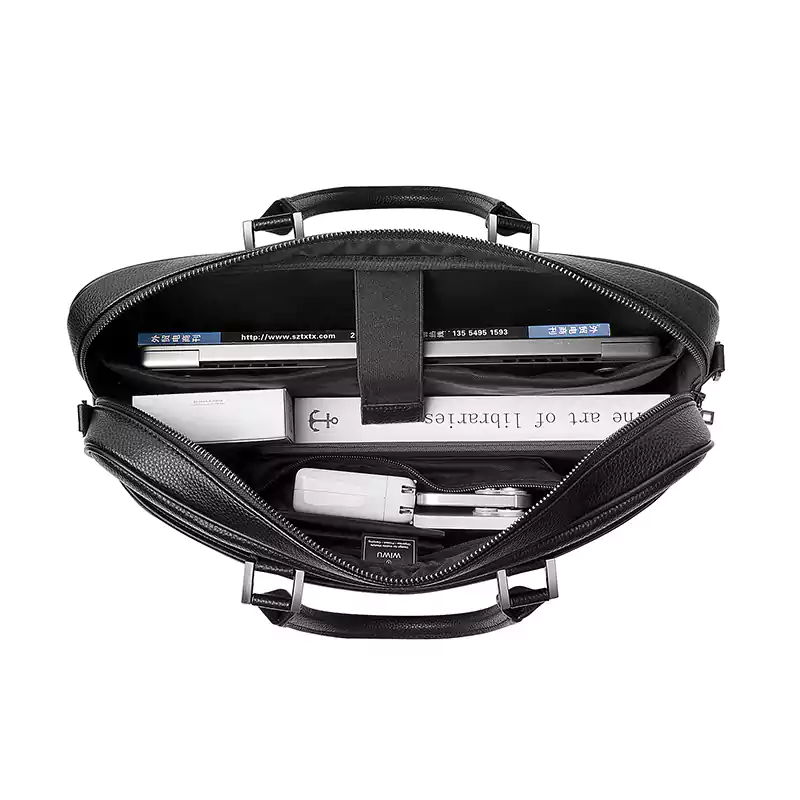 WiWU Master Fingerprint Lock Brief Case Laptop Bag 16 Inch - 3