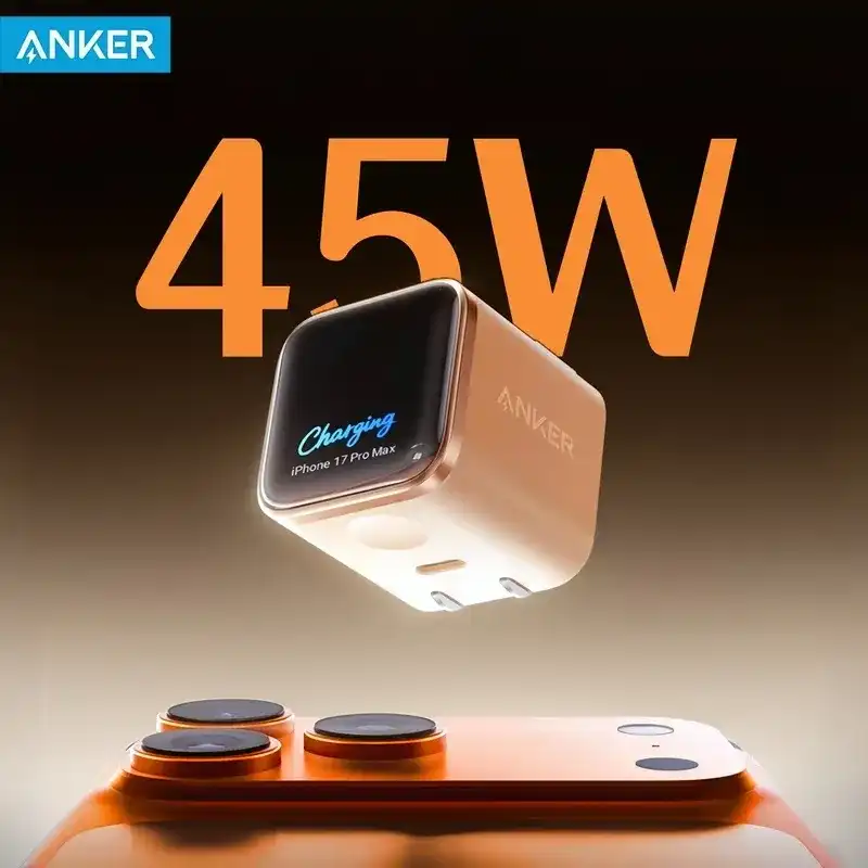 Anker Nano 45W 1C GaN Charger with Display-2