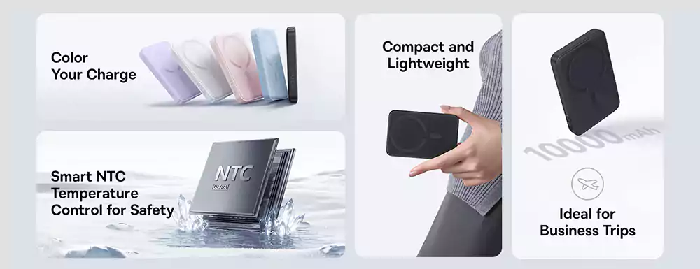 Baseus EnerFill FM11 10000mAh 22.5W Magnetic MagSafe Power Bank 3