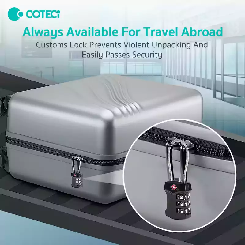 Coteci TR-005 TSA Customs Combination Lock 4
