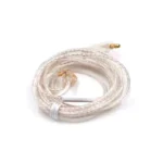 KZ Silver Plated Flat Earphone Upgrade Cable 3.5mm