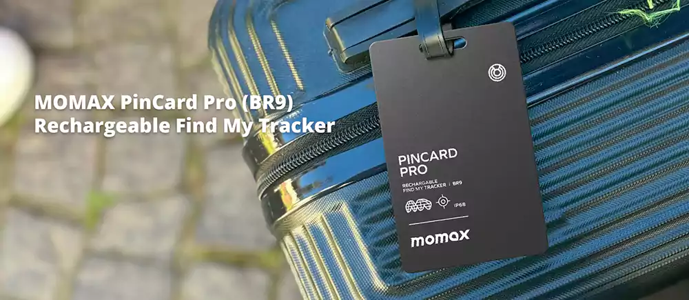 MOMAX BR9 PinCard Pro Rechargeable Find My Tracker 2