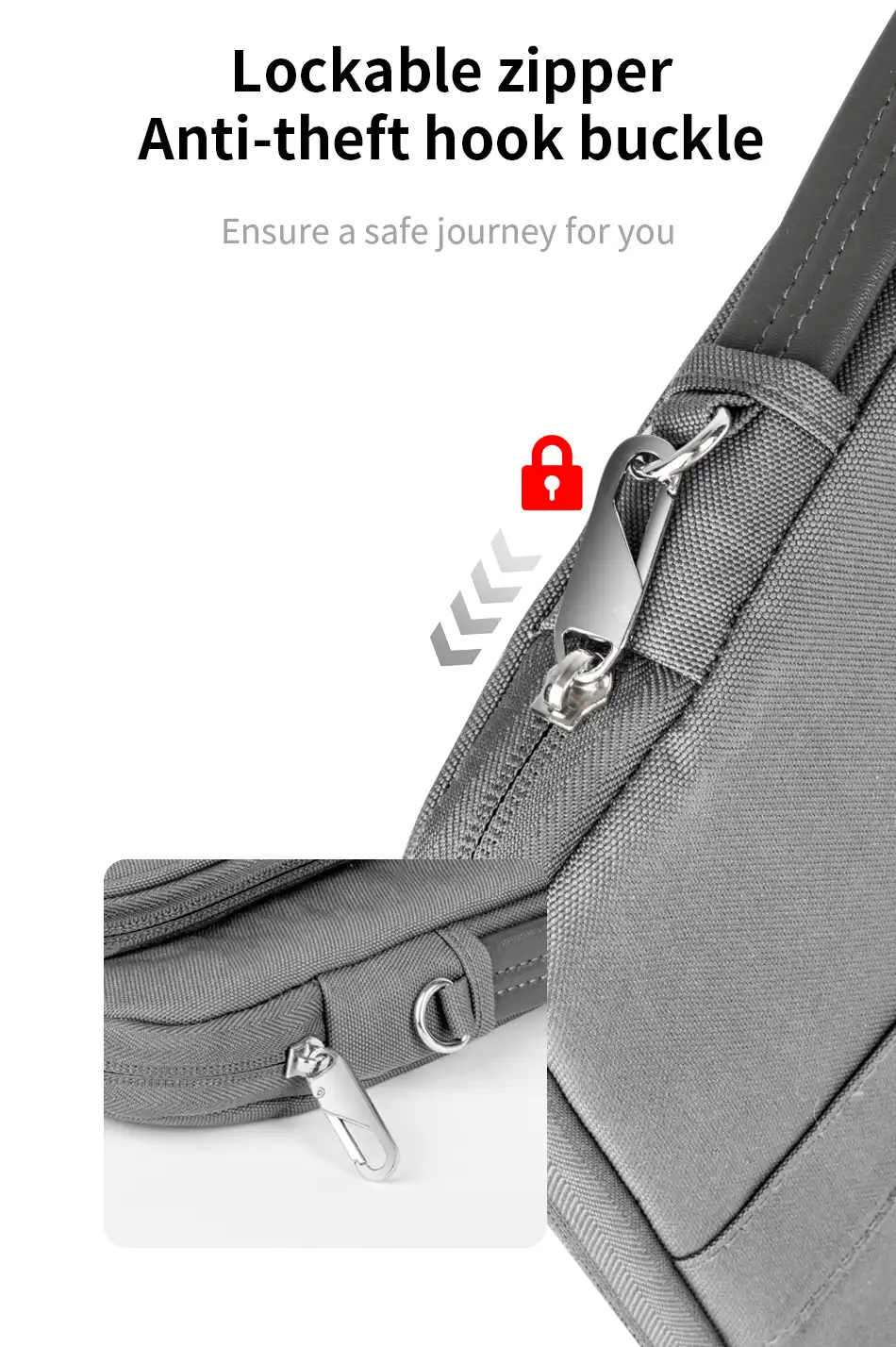 WiWU Cozy Classic Waterproof Polyester Laptop Sleeve 7