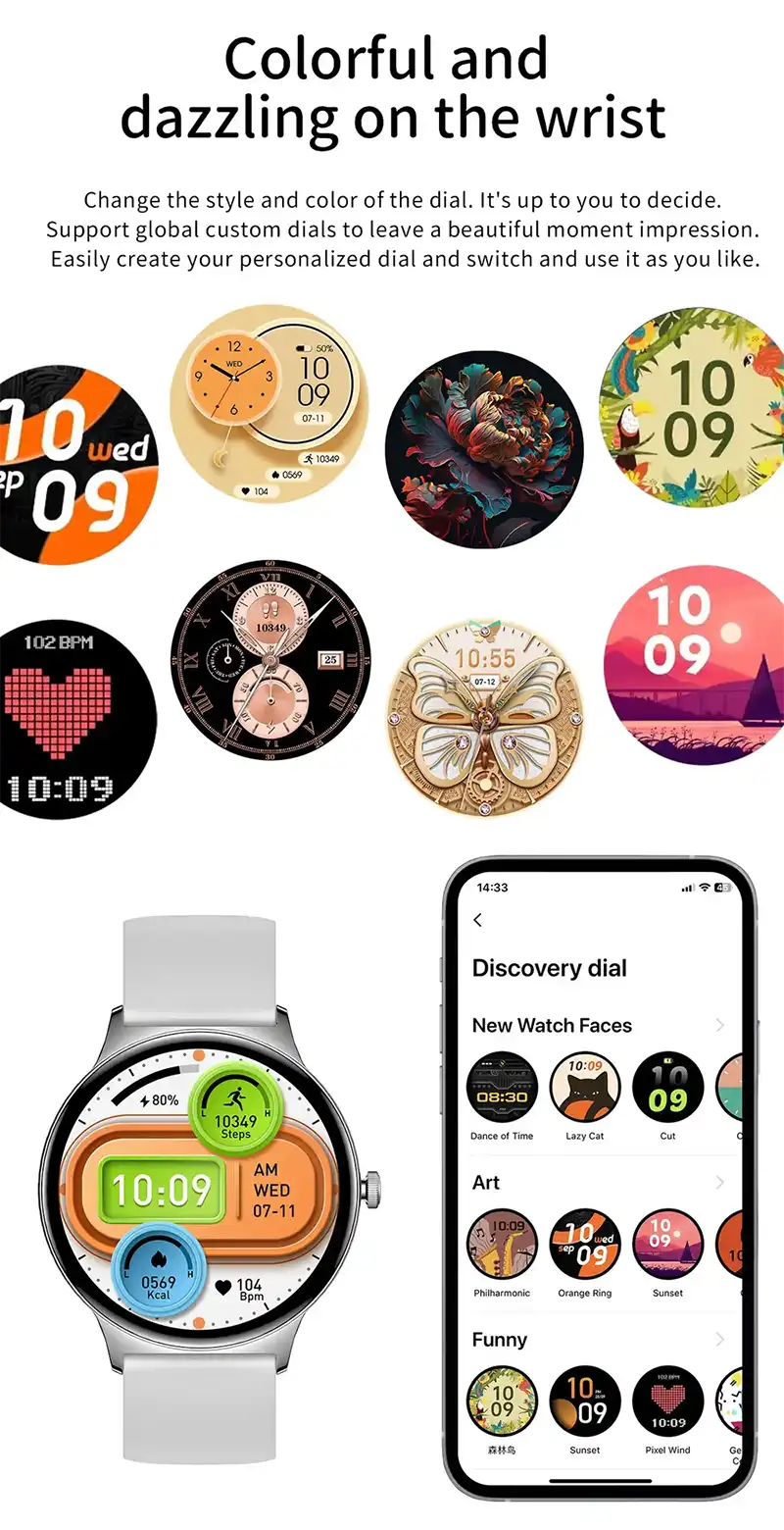 Colmi V89 AMOLED Display Smartwatch 4