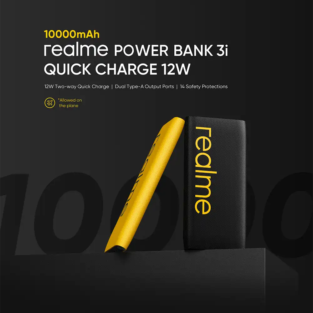 Realme 3i 10000mAh 12W Power Bank 2