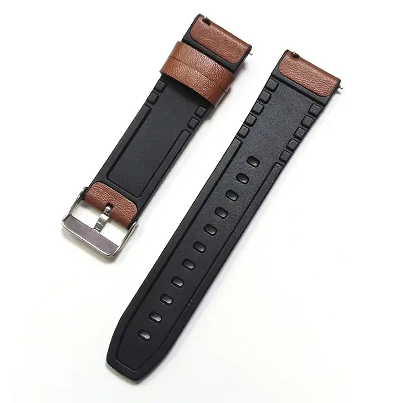 22mm Leather Silicone Strap for Smartwatches-2