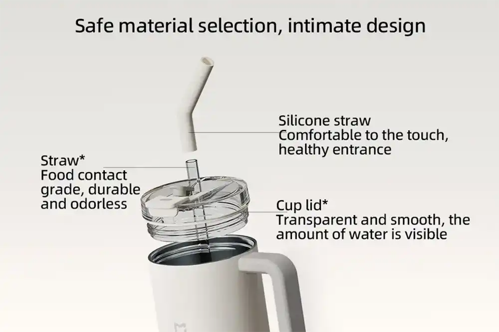 Xiaomi Mijia Straw Mug 1L Water Cup-5