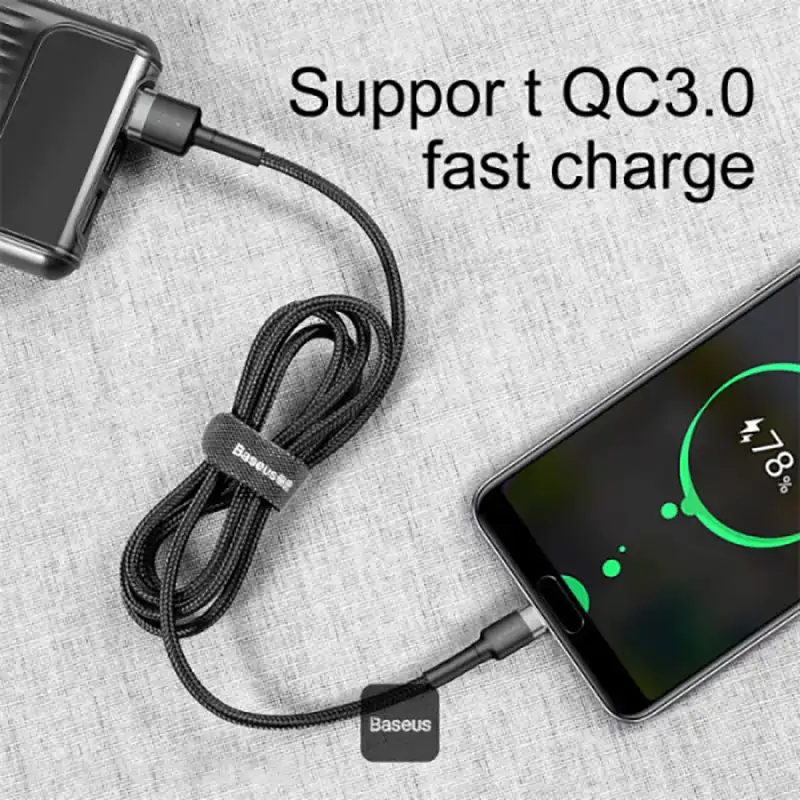 Baseus Cafule USB to Type-C 3A Cable 1m-1