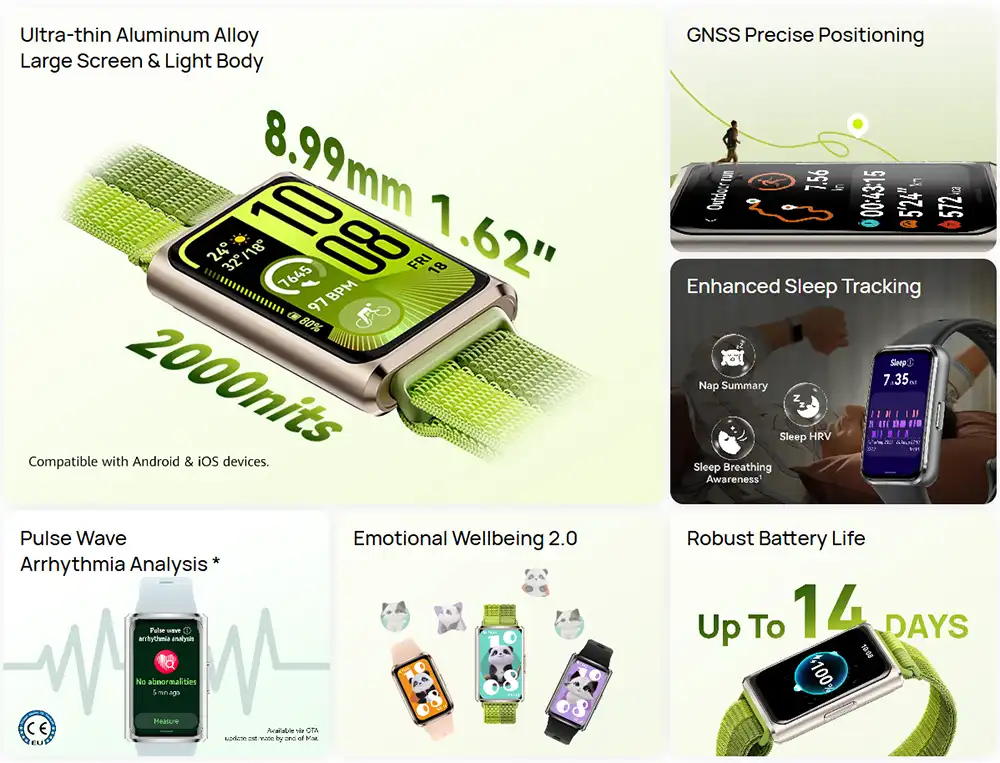 Huawei Band 11 Pro Smart Fitness Band-2