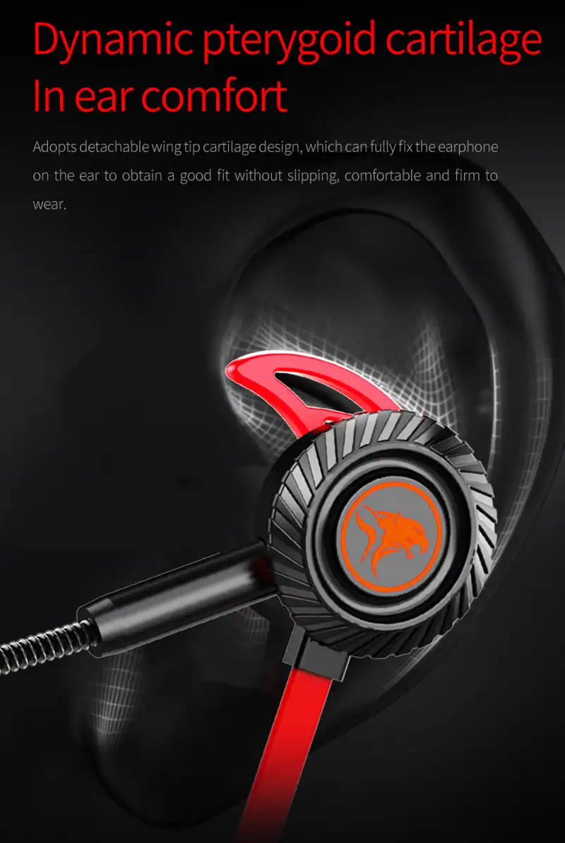 PLEXTONE XMOWI RX1 Dual Mic Gaming Earphones-5