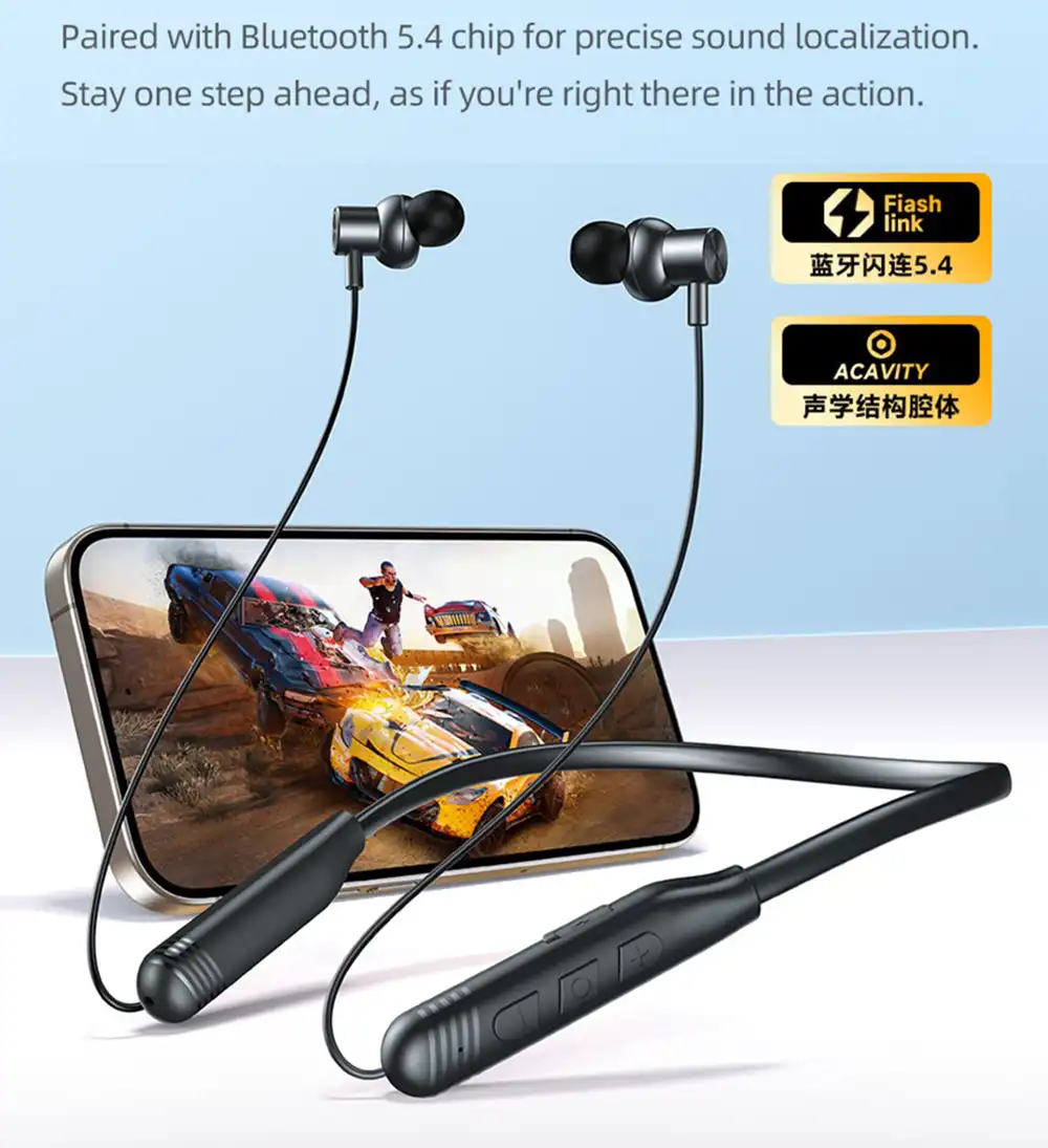 Awei G83BL Wireless Neckband Sports Earphones-3