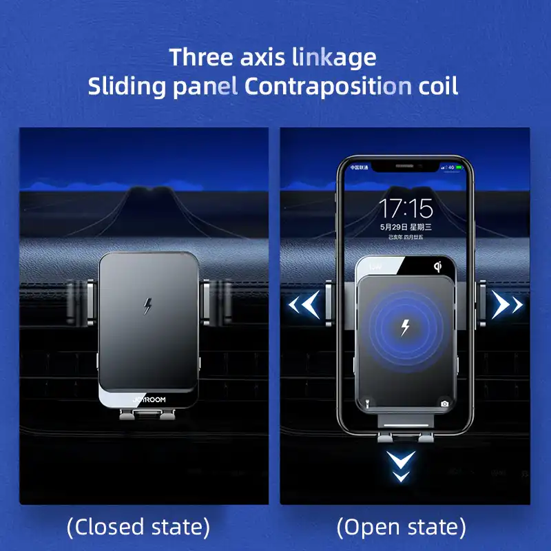 Joyroom JR-ZS219 Three-axis Wireless Car Charging Holder-3