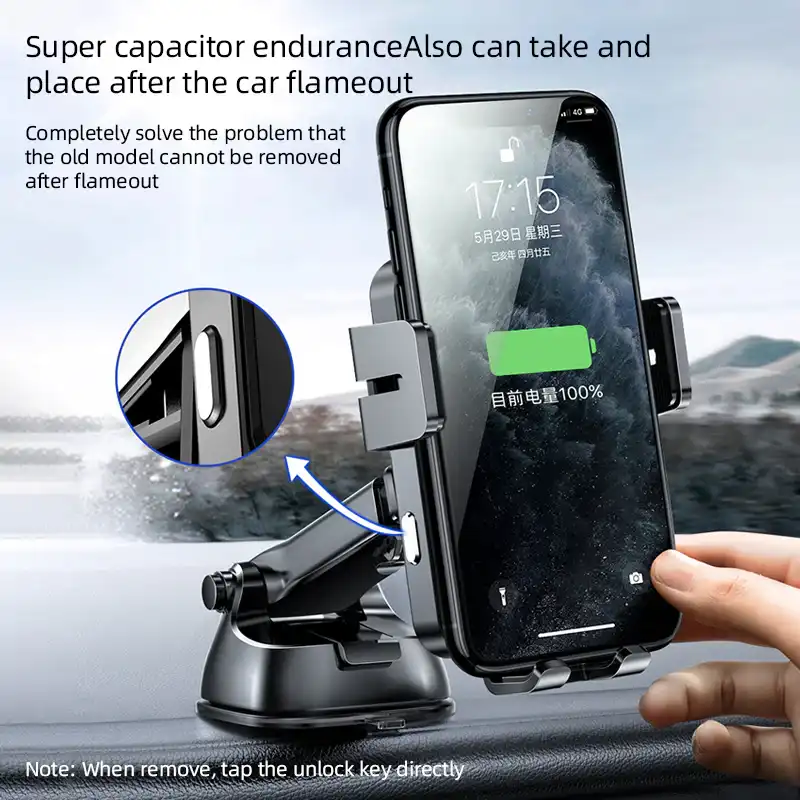 Joyroom JR-ZS219 Three-axis Wireless Car Charging Holder-4