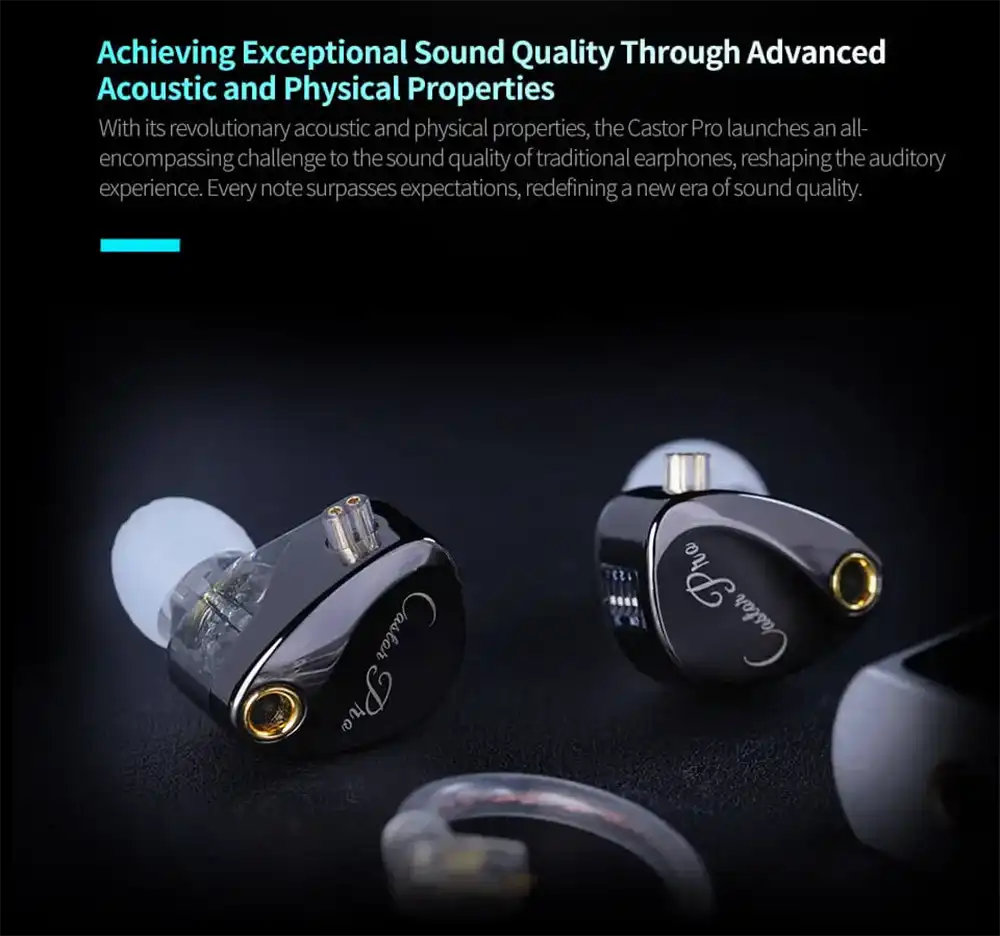 KZ Castor Pro Dynamic Driver IEM Earphones-4