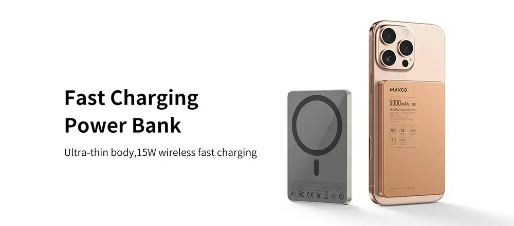 Maxco MP38 5000mAh Magnetic Power Bank