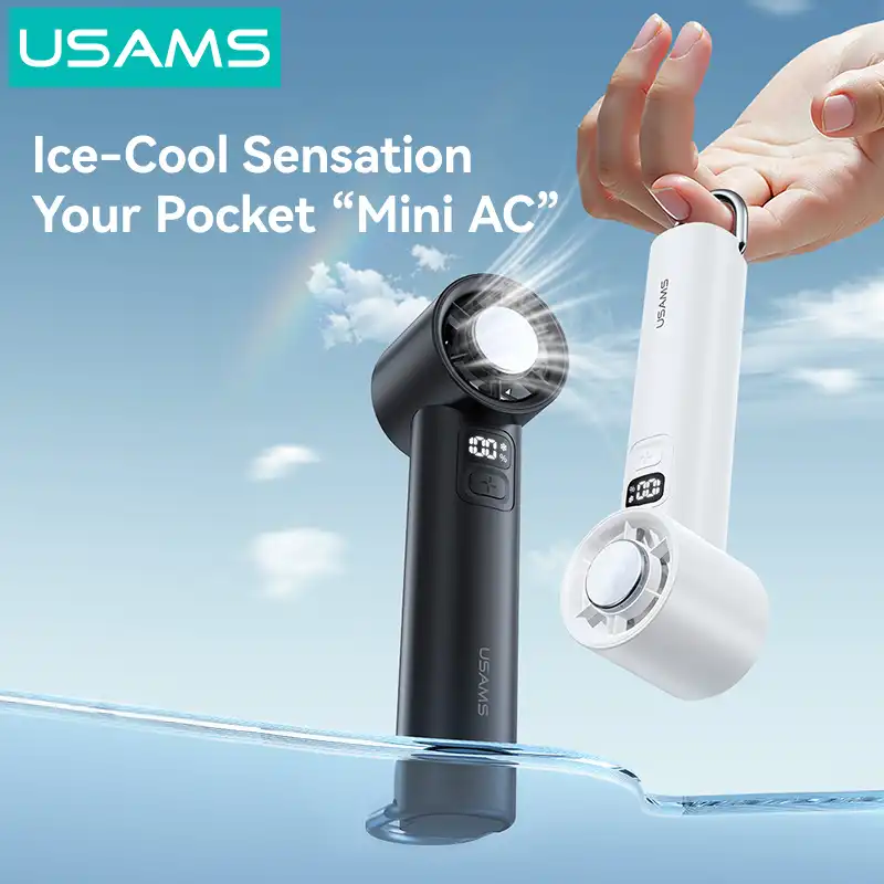 USAMS ZB361 Ice-Cooling Handheld Fan 2