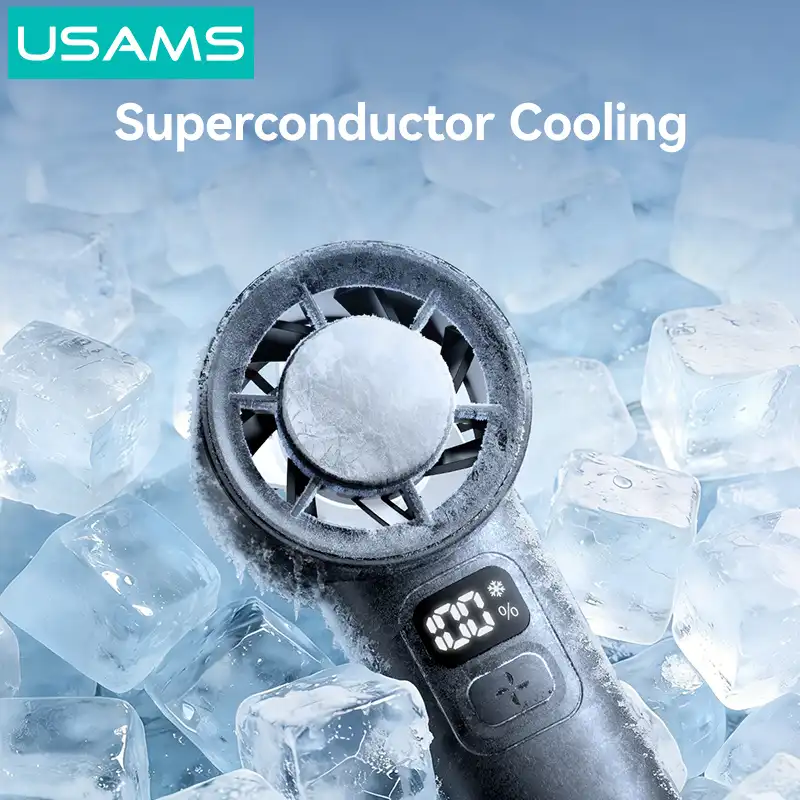USAMS ZB361 Ice-Cooling Handheld Fan 3