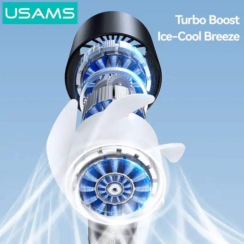 USAMS ZB361 Ice-Cooling Handheld Fan 4