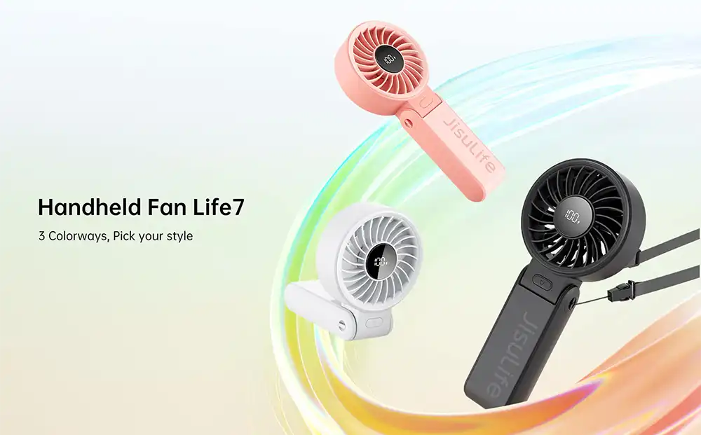 Jisulife Handheld Fan Life 7 Portable Hand Fan