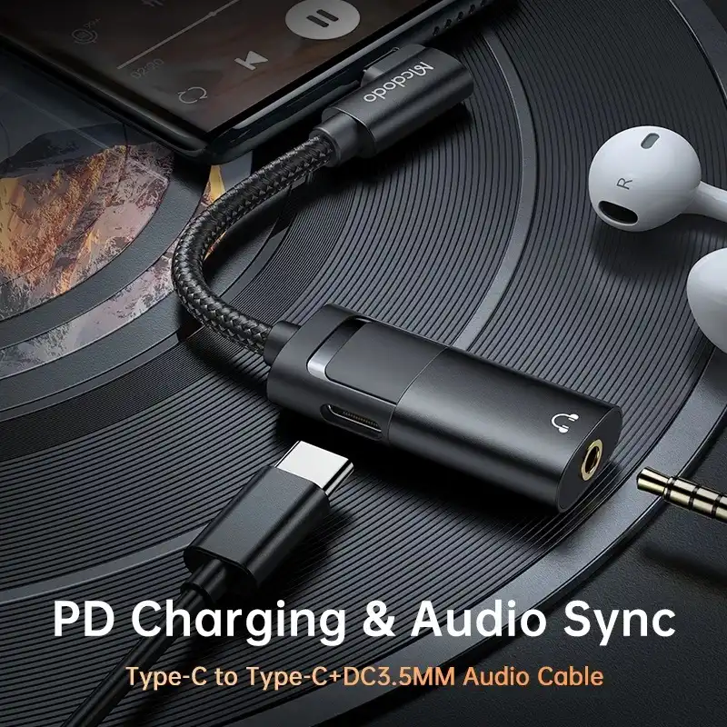 Mcdodo CA-1880 USB-C to DC 3.5mm & USB-C Digital Audio Adapter 2